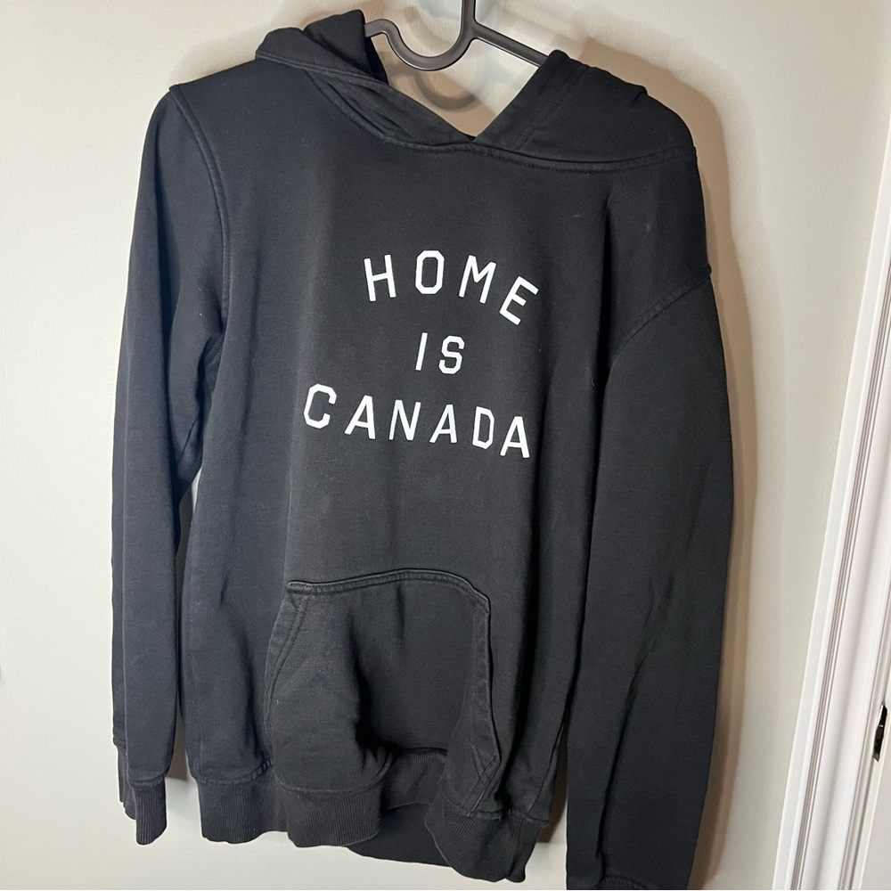 Home is Canada Black Hoodie